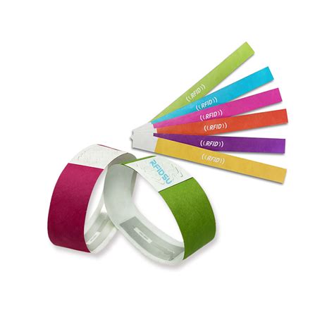 nfc silicone bracelet / wristband|custom Tyvek paper nfc wristbands.